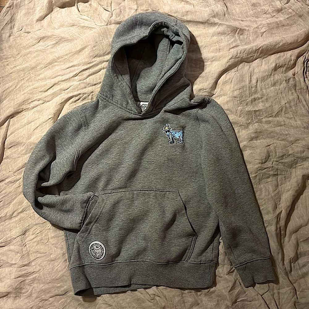 Classic Grey GOAT USA hoodie in Youth large - great condition - fits 10-12